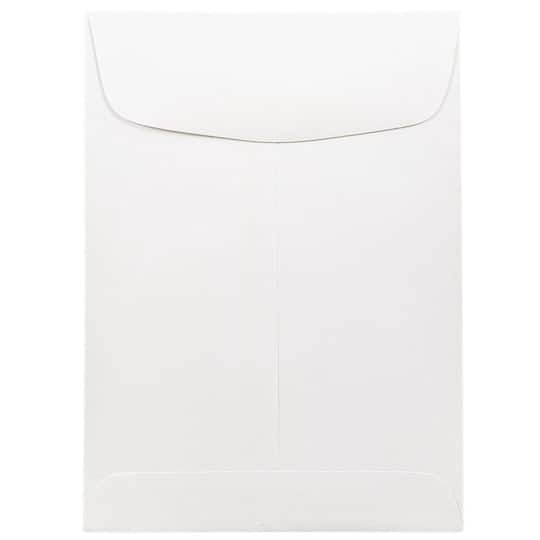 JAM Paper 5.5" x 7.5" White Open End Catalog Envelopes